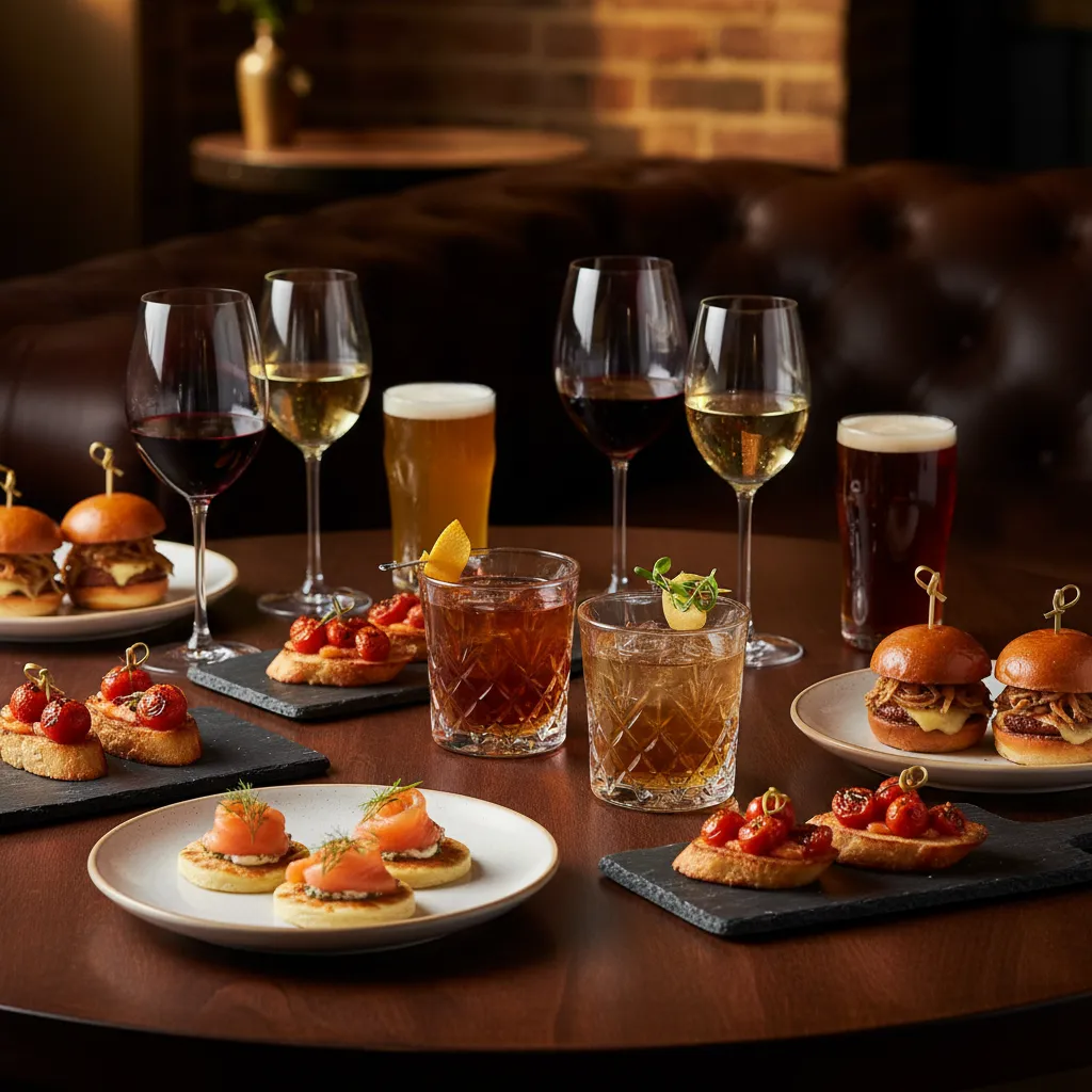 Elevated food and drink photography for The Velvet Voyage